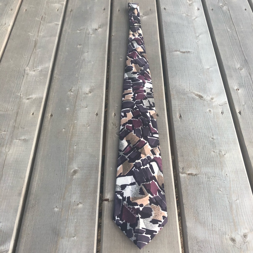 Vintage Oscar de la Renta Studio Tie Made in USA